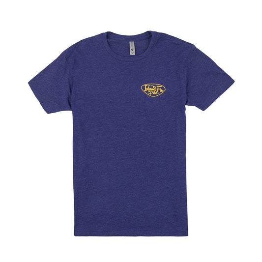 Hawaiian Wave Tee - Storm Blue - LAST CHANCE