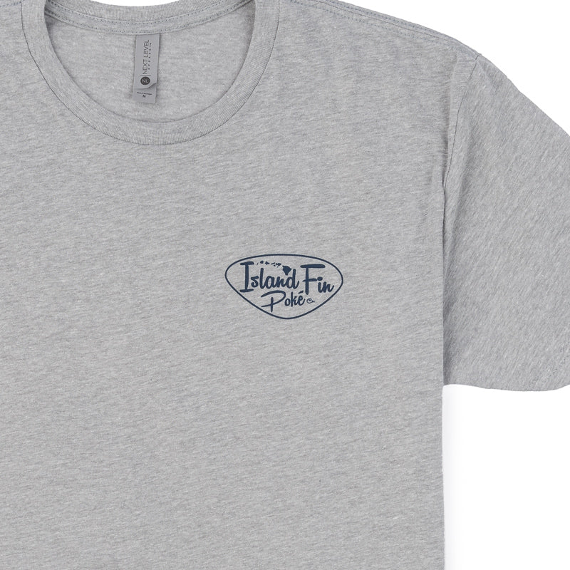 Ohana Sunset Tee - Heather Grey - LAST CHANCE