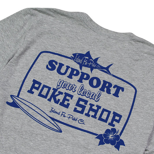 Support Your Local Tee - Athletic Heather - LAST CHANCE