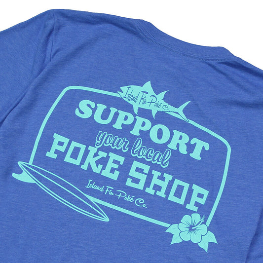Support Your Local Tee - Royal Heather - LAST CHANCE