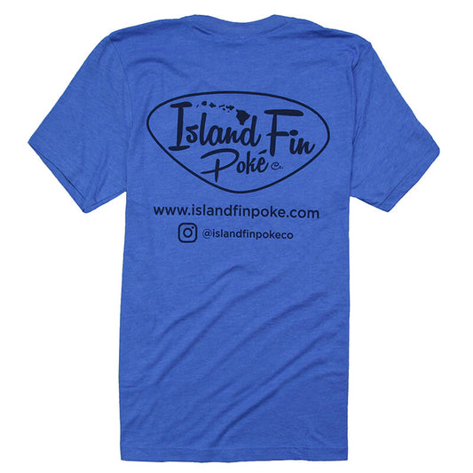 Eat Poke Tee - Royal Heather - LAST CHANCE