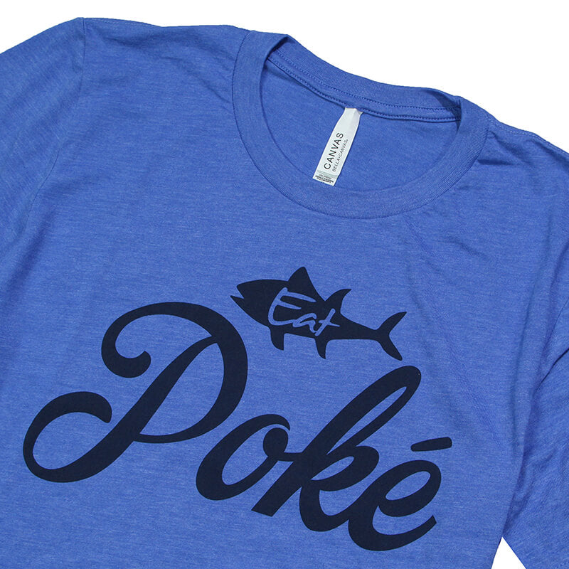 Eat Poke Tee - Royal Heather - LAST CHANCE