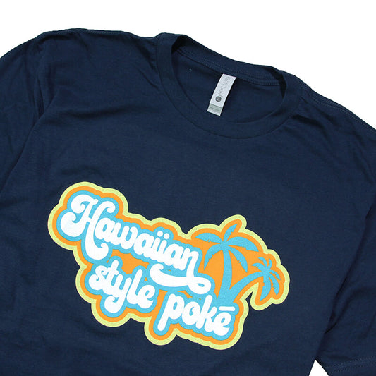 Palms Tee - Navy - LAST CHANCE