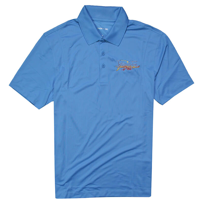 Men's Wicking Polo - Lake Blue