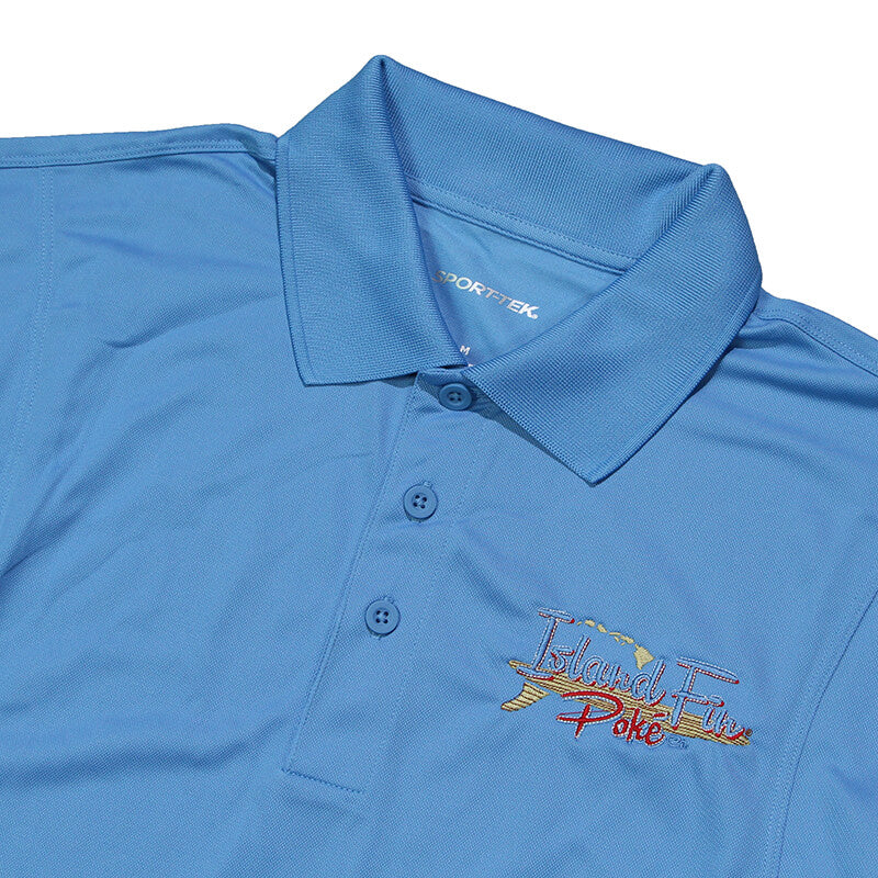 Men's Wicking Polo - Lake Blue - LAST CHANCE