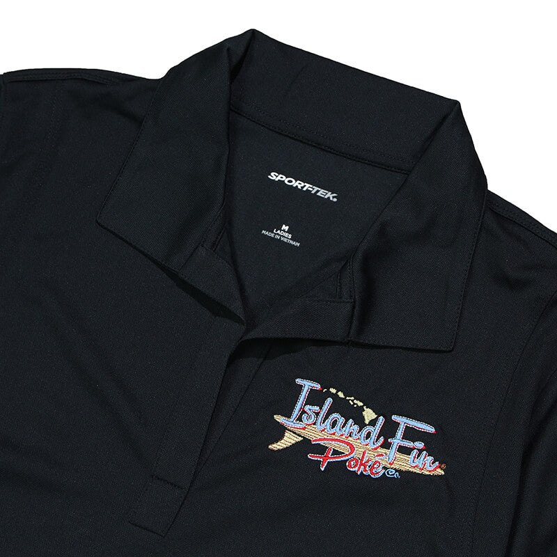 Women's Wicking Polo - Black - LAST CHANCE