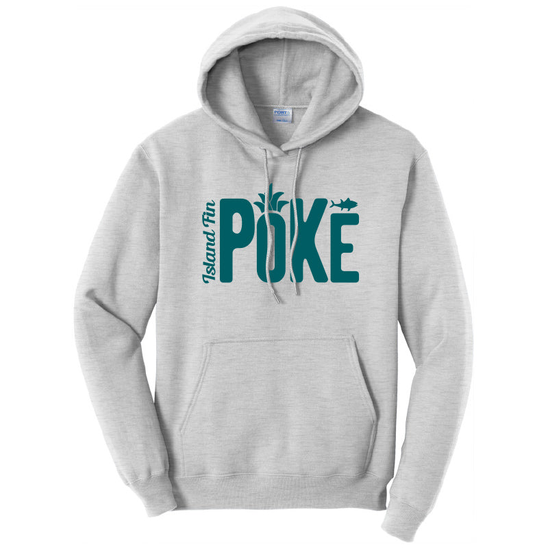 Poke Logo Hoodie - Ash Grey - LAST CHANCE