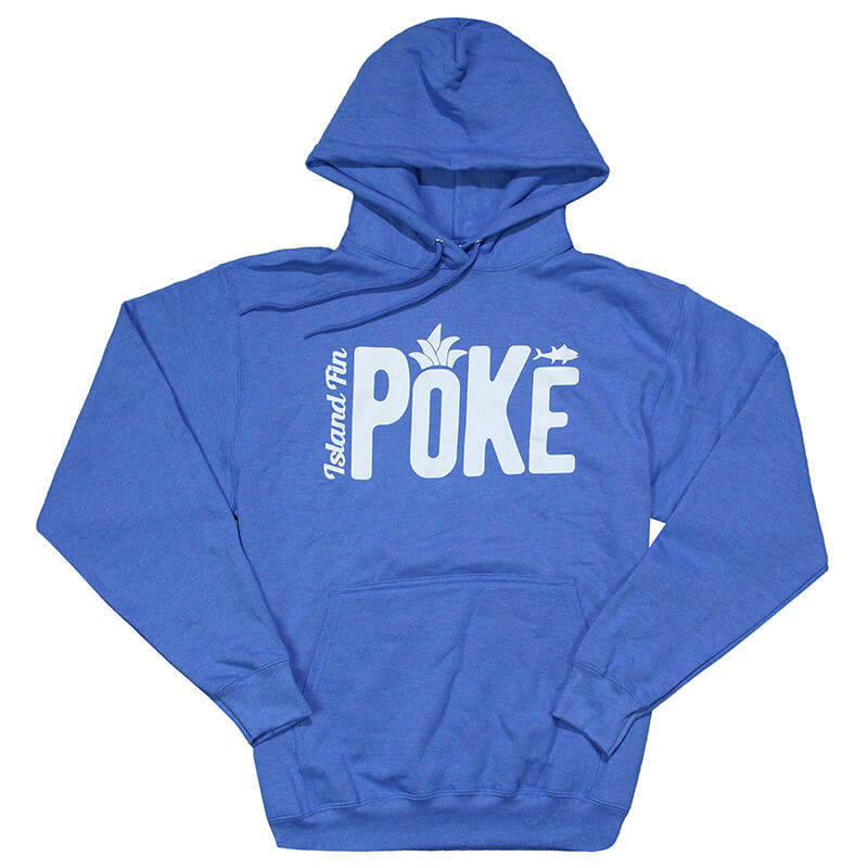 Poke Logo Hoodie - Royal Heather
